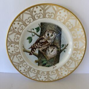 The Edward Marshall Boehm Owl Plate Collection Plate "Boreal Owl" 10 3/4"